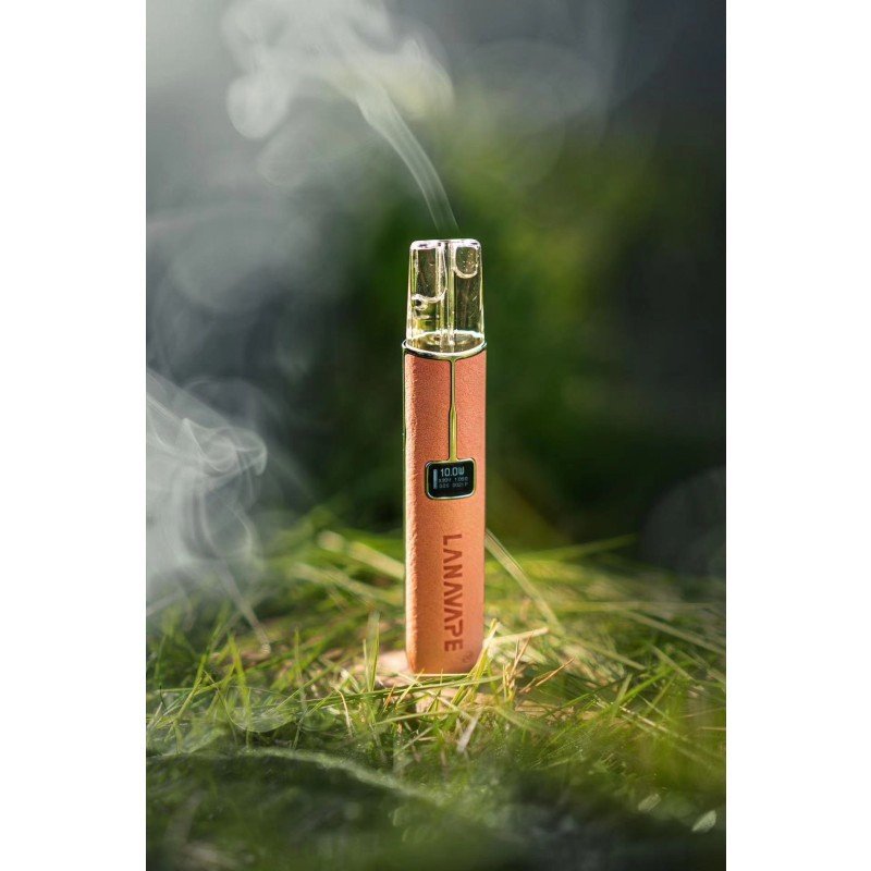 Lana皮革充電式主機 Lanavape電子煙霧化煙桿 液晶螢幕顯示電量:圖片 3